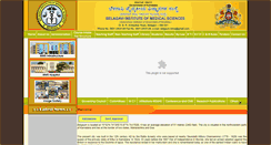 Desktop Screenshot of bimsbelgaum.org